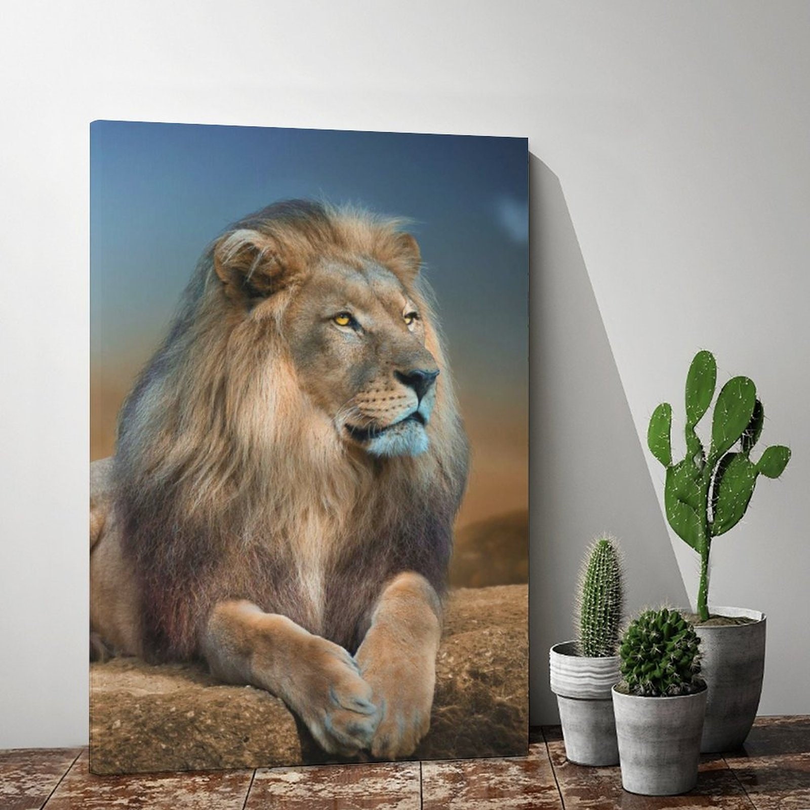 Löwe Poster Tier Poster Leinwand Kunst Poster und Wand Kunst | Etsy