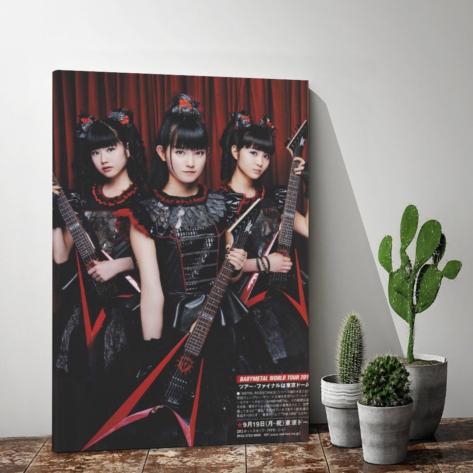 Babymetal Vintage Poster - Ästhetische Leinwand Wanddekoration 40x60cm Für Wohnzimmer & Schlafzimmer