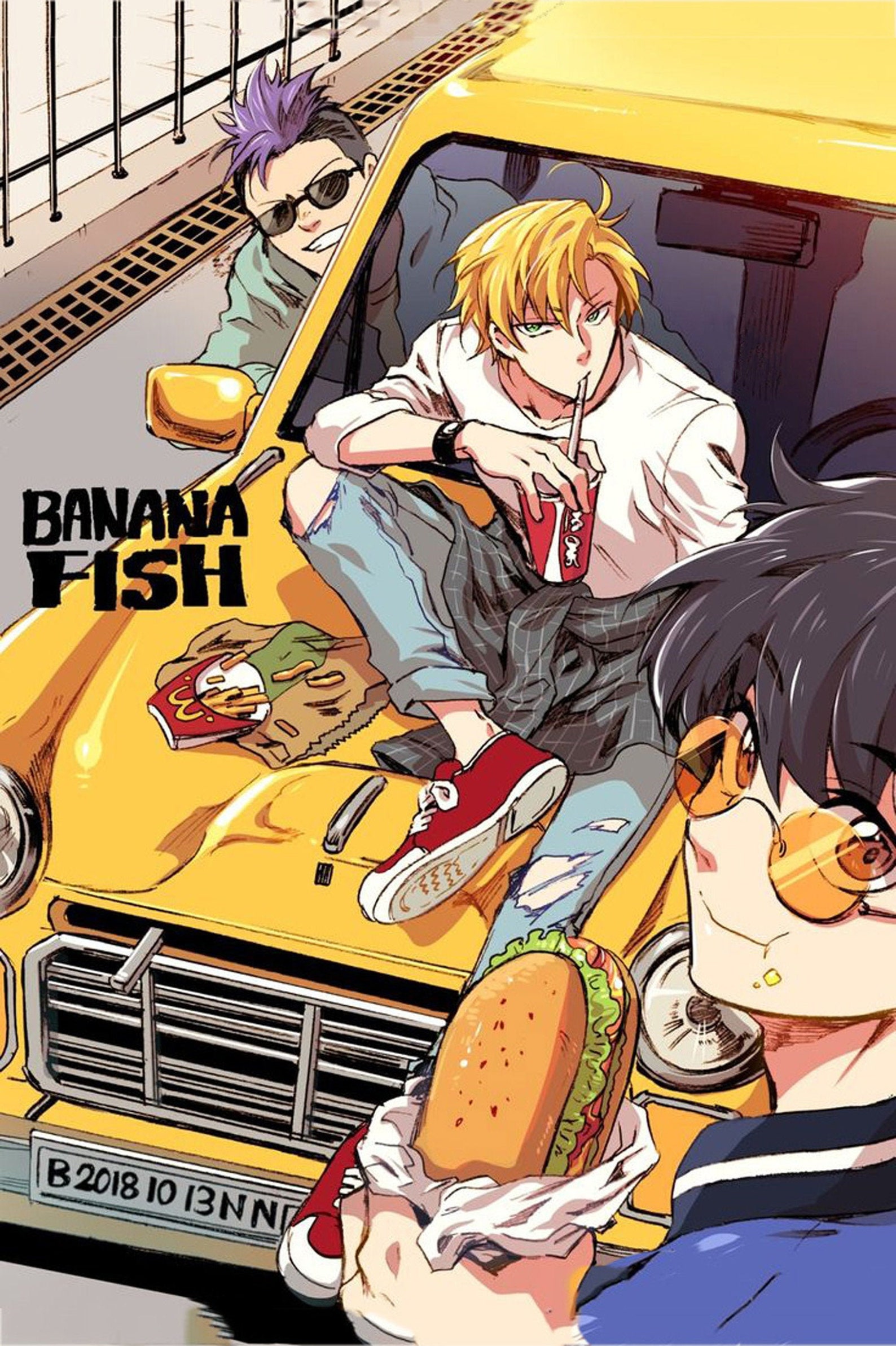 Banana Fish Anime Poster Canvas Art Poster and Wall Art Etsy