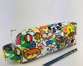 mit Namen Mäppchen Giraffe Schuletui Federmäppchen persönlich Stiftebox