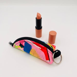 Lippenstift kleine Tasche schwarz bunt