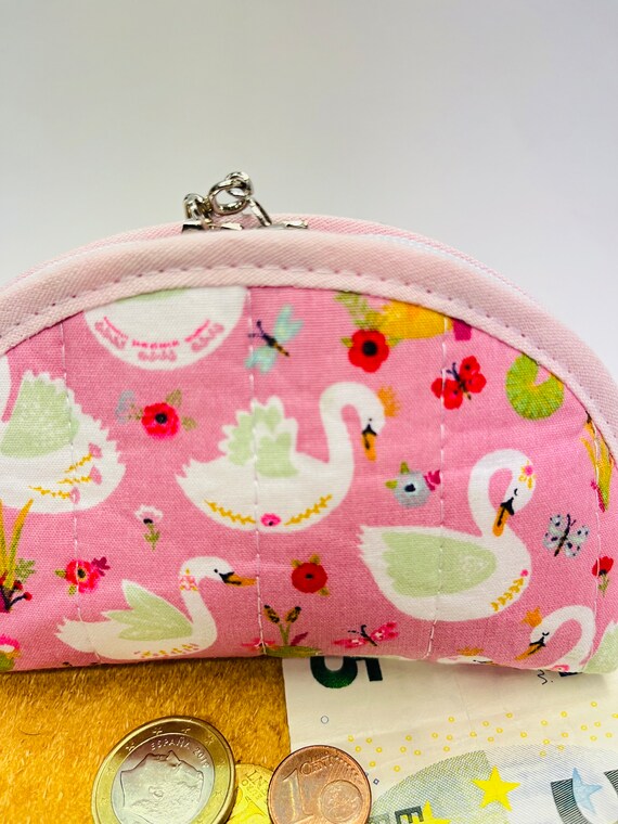 Purse Swan Pink Small Children Girls Etsy Ireland