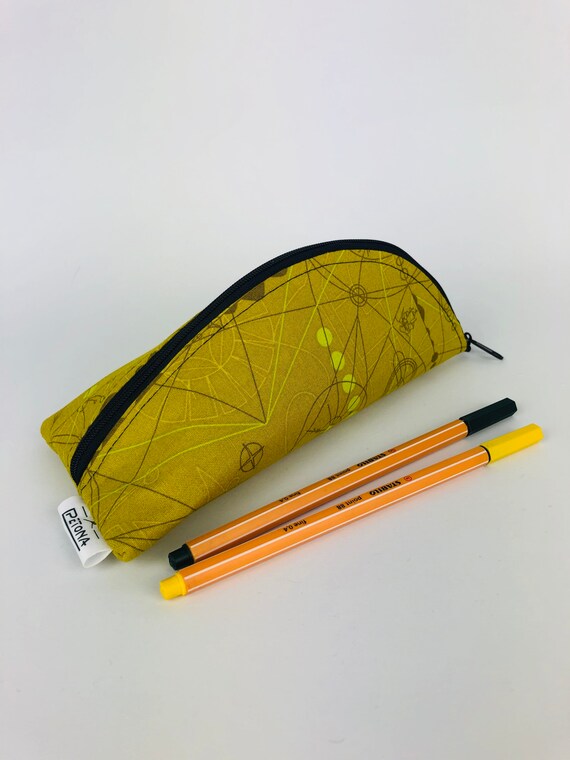 de lápiz Amarillo Formas geométricas Patrón Escuela - Etsy España