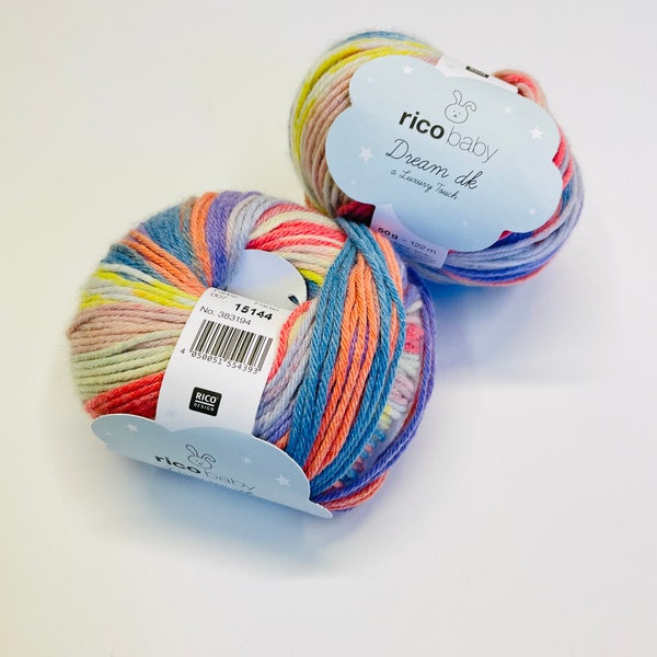 Handarbeitsgarn Rico Baby multicolor Schachenmayer Bravo Big Kinder Stricken  häkeln wolle Häkelgarn Garn Wolle häkeln