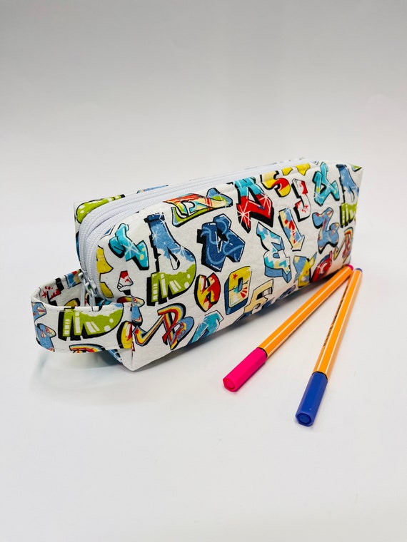 Trousse Scolaire Garcon Fille Ado, Trousse à Crayons Grande