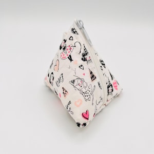 Kleine weiße Tasche Prinzessin Schnullertasche Anhänger Schlüsselbund