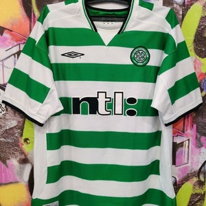 Celtic FC Official Football Gift Mens 1984/86 Away Retro Shirt Green Small : : Sports & Outdoors