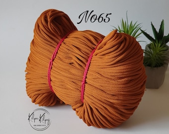 5 mm polyester koord, doe-het-zelfprojecten, 5 mm macramé koord, 5 mm gebreid koord, 5 mm polyester touw, knutselkoord, garentouw, macramétouw