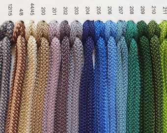 Macramékoord 5 mm, 5 mm polyesterkoord, textieltouw, gevlochten touw, doe-het-zelfprojecten, macramegaren, macramégaren, macramétouw, gehaakt koord