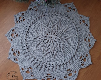 Boho carpet, Decorative Rug, Floor decor, Doily rug, Livingroom Rug, Kids carpet, Round area rug 37 inch, 94cm Floor Rug, Floor Mat