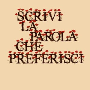 Parole Antifasciste Poster Personalizzato su Ordinazione