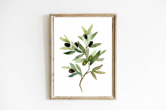 絵画　モダンアート　水彩画原本『Olive』 DEEP WATER LAVENDER- モダンアート 抽象画 絵画 おしゃれ