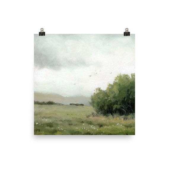 Clouds Over A Pasture Canvas Print / Canvas Art by 4x6 - Fine Art America