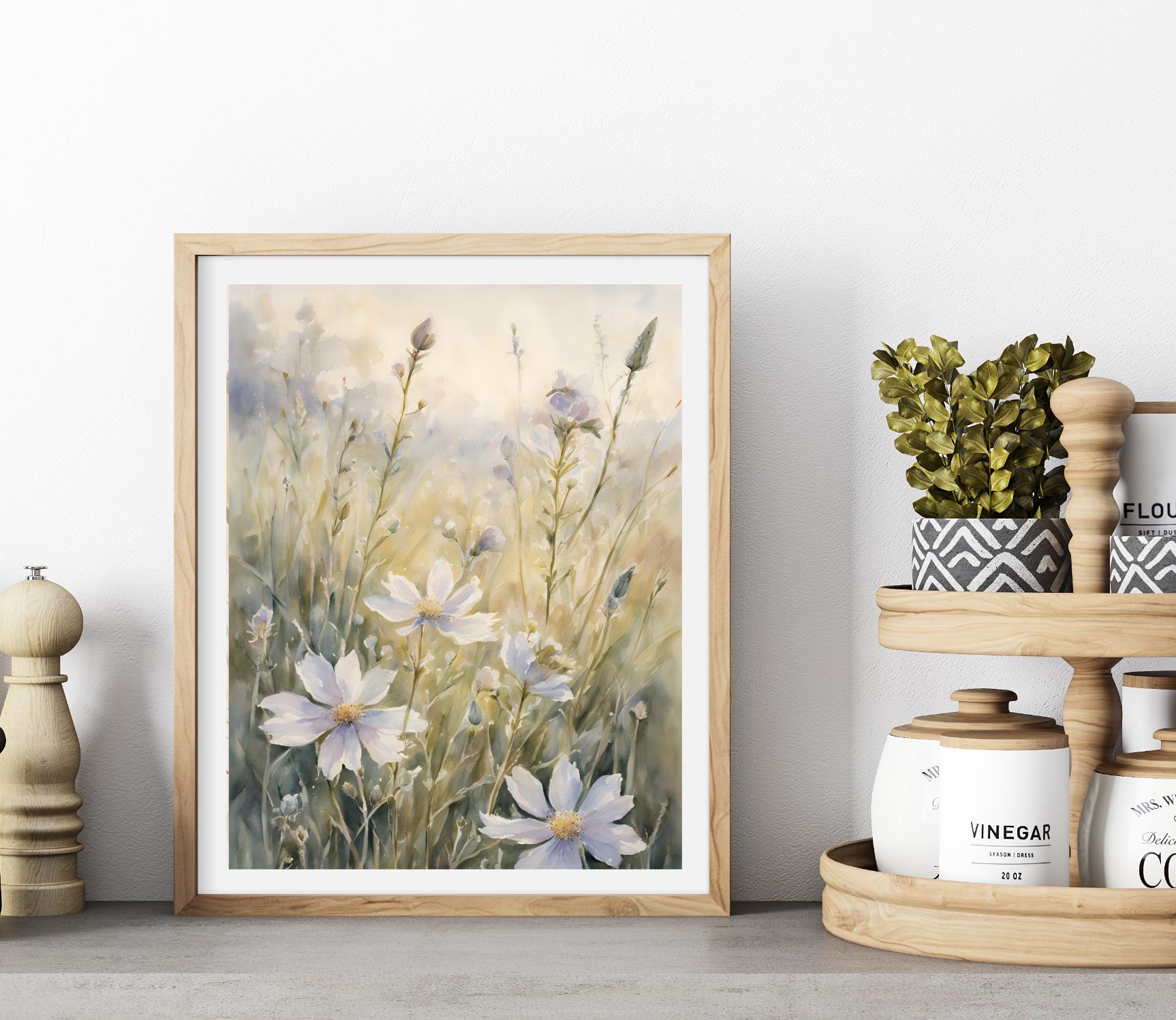 Sommer-Aquarell-Gänseblümchen Gartenflagge Von Ekorest – Frühlingshafte Blumen-Deko Für Draußen, 30,5x45,7 Cm, Doppelseitig