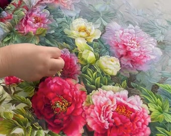 Personalized hand embroidery - Chinese silk embroidery - Pet memorial - custom dog portrait