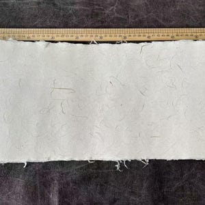 Large size handmade mulberry paper with deckle edges - visible plant fiber - Chinese traditional Dongba raw paper - price for one sheet