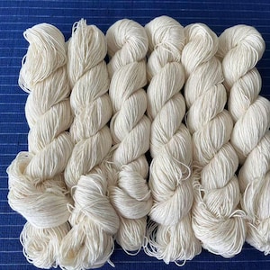 Unbleached Cotton Sashiko Thread: 0.8mm Embroidery & Dyeing