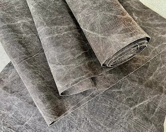 Botanic natural dyed fabric - cotton handwoven mud cloth - cracked - 43cm in width - upholstery fabric