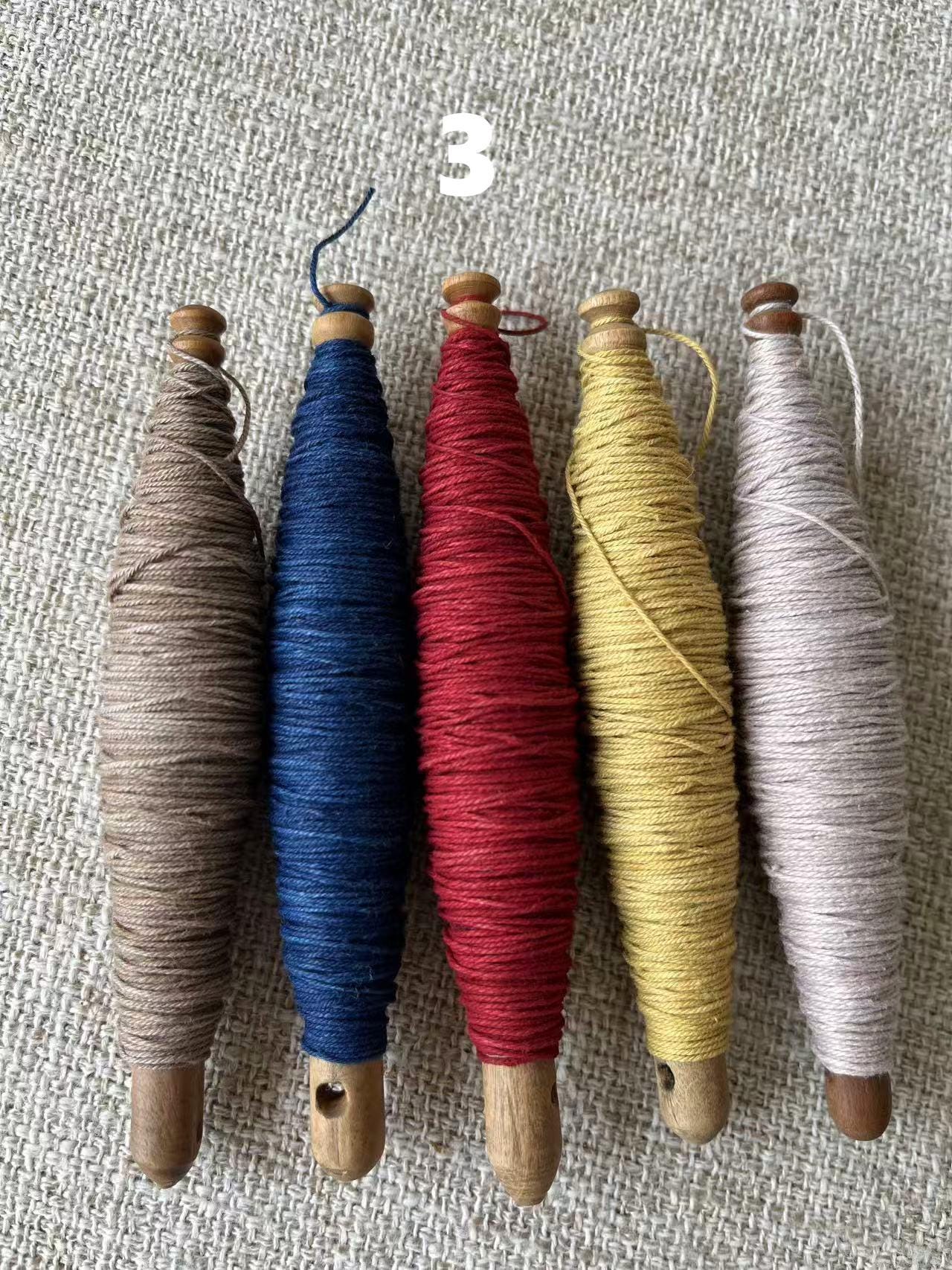 Filo Sashiko Indaco Tinto Naturalmente Filo Di Cotone Tinto A Mano - Foto 7