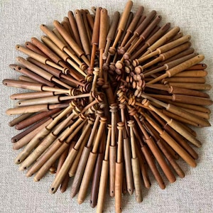 Antique Wooden Spools Bobbins, Hom Decor, Thread Dowel Pins, Threads Storage