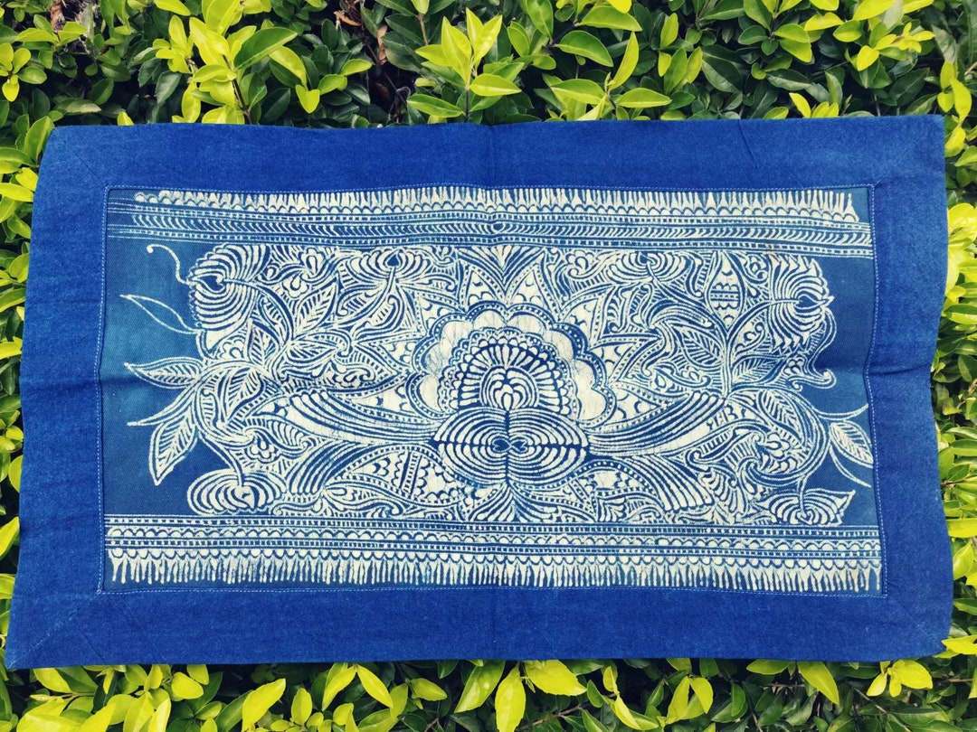 Vintage Batik Fabric18x10perfect for Wall Hanging After Framed Etsy