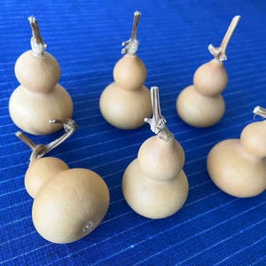 Dried natural gourd - small size 2&quot; - unopened - gourd art - ideal for hand painting carving or pendant