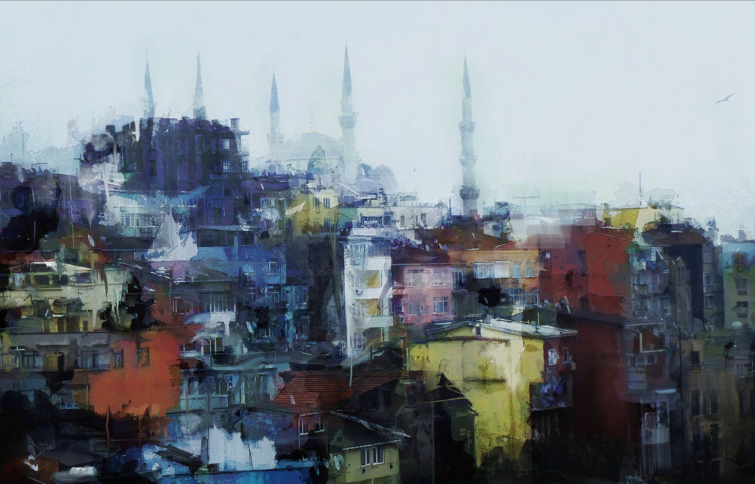 Art Print. ISTANBUL. Giclee. Poster Wall Art. Canvas Art. Etsy