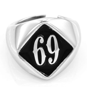 Anillo con iniciales conmemorativas Anillo personalizado con nombre de 2 letras