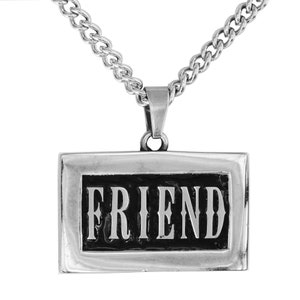 Collar personalizado con 6 iniciales y letras en bloque, cadena colgante, regalo personalizado