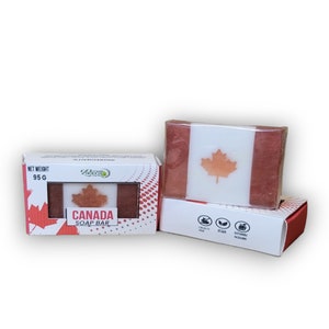 Canada Flag Soap Bar