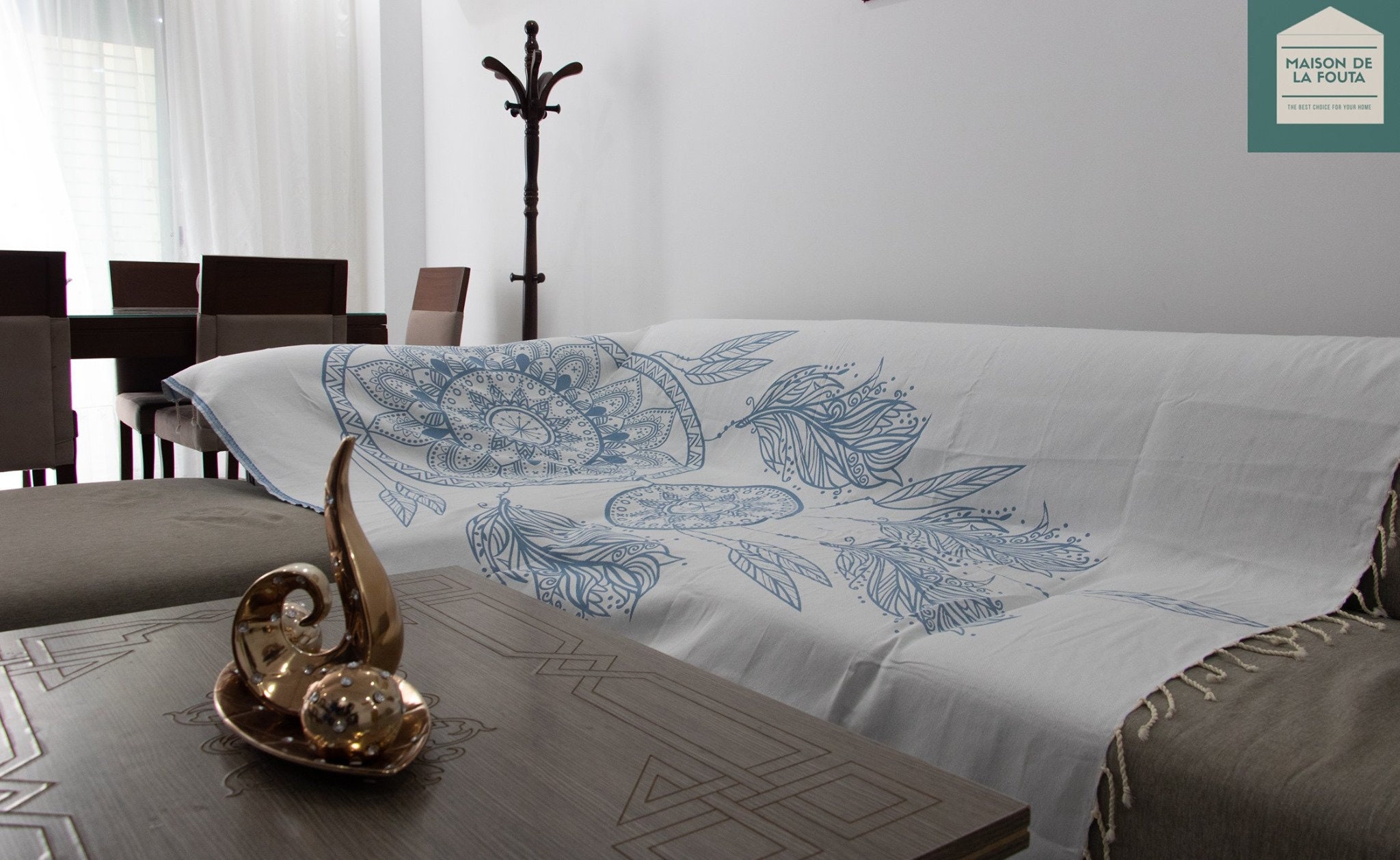 Maison de La Fouta Couch Throw Dreamcatcher - 150x250cm Double Sided