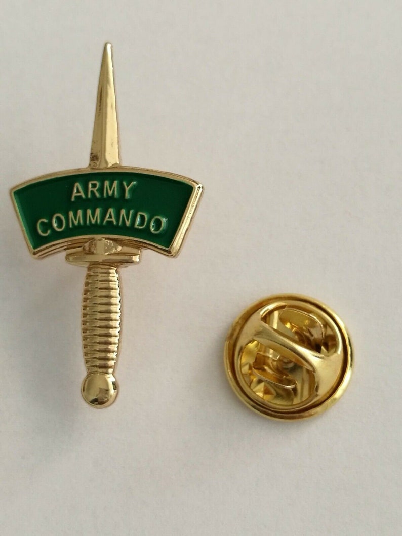 Army Commando Dagger Lapel Pin Badge Etsy