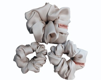 Satin Scrunchie Silk Women