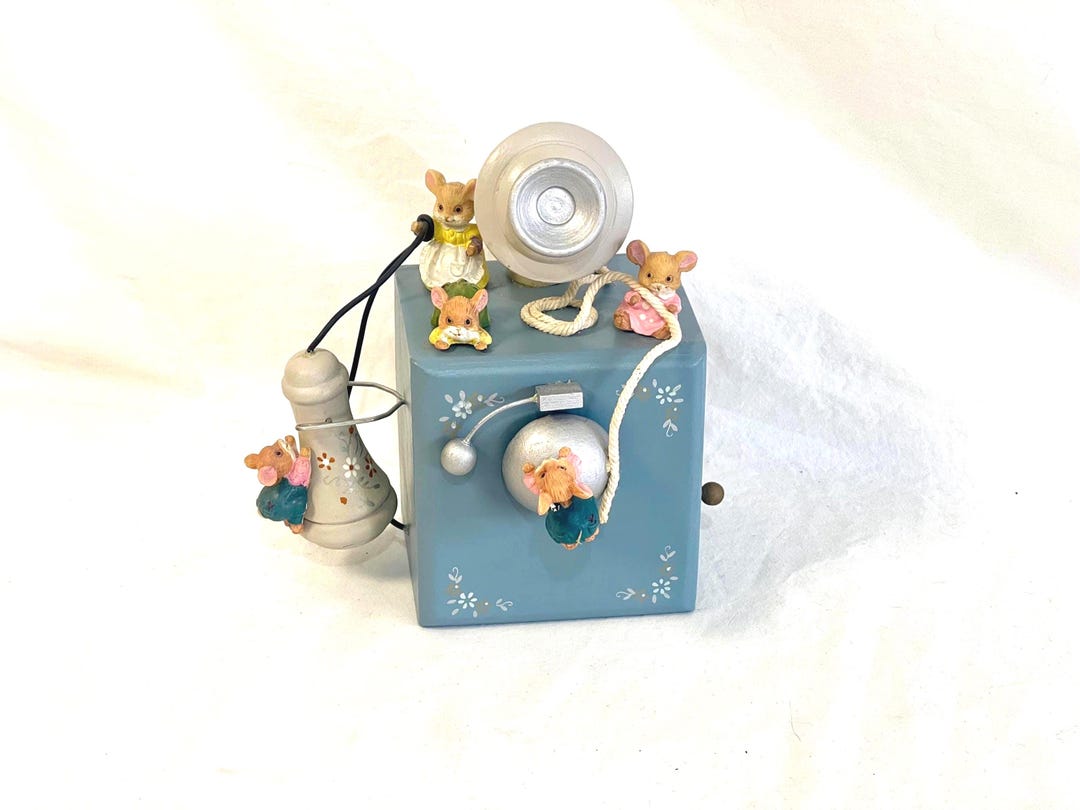 Music Box With Dancing Mice – Hand-cranked Music Box With Moving ...