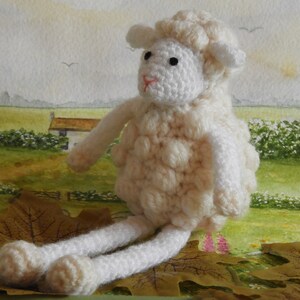Crochet Sheep Pattern Meadow image 5