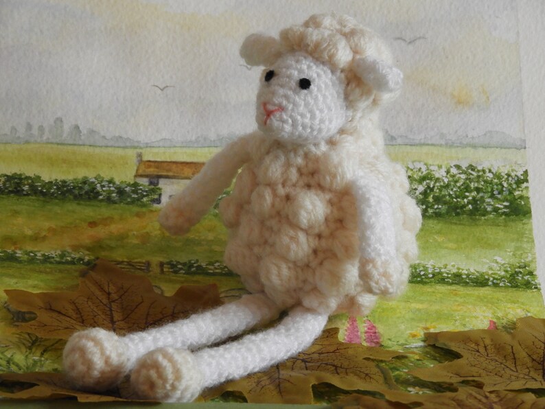 Crochet Sheep Pattern Meadow image 5