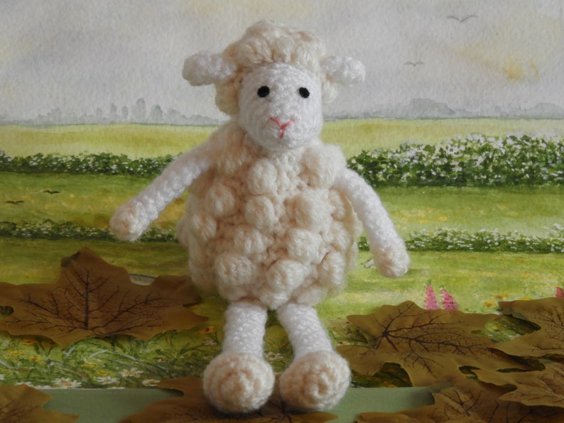 Crochet Sheep Pattern Meadow image 2