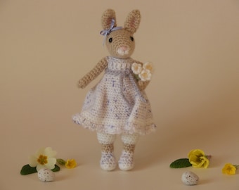 Crochet Rabbit Pattern - Willow the Spring Rabbit, amigurumi rabbit pattern, rabbit knitting pattern,rabbit crochet pattern,rabbit amigurumi