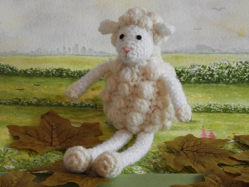 Crochet Sheep Pattern Meadow image 3