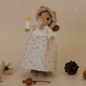 Crochet Mouse Pattern - Enchanted Mouse, amigurumi mouse pattern, knitted mouse pattern, mouse crochet pattern, mouse knitting pattern