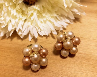 GORGEOUS Vintage Beaded Pearl Earrings