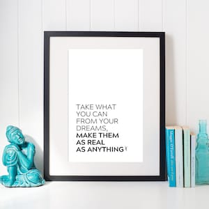 Grey Street | Dave Matthews Band Lyrics | Printable Art | Digital Print at Home | DMB Wall Art | DMB Gift for Her