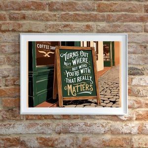 The Best of What&#39;s Around | Dave Matthews Band Lyrics | Printable Art | Digital Print at Home | Wall Art