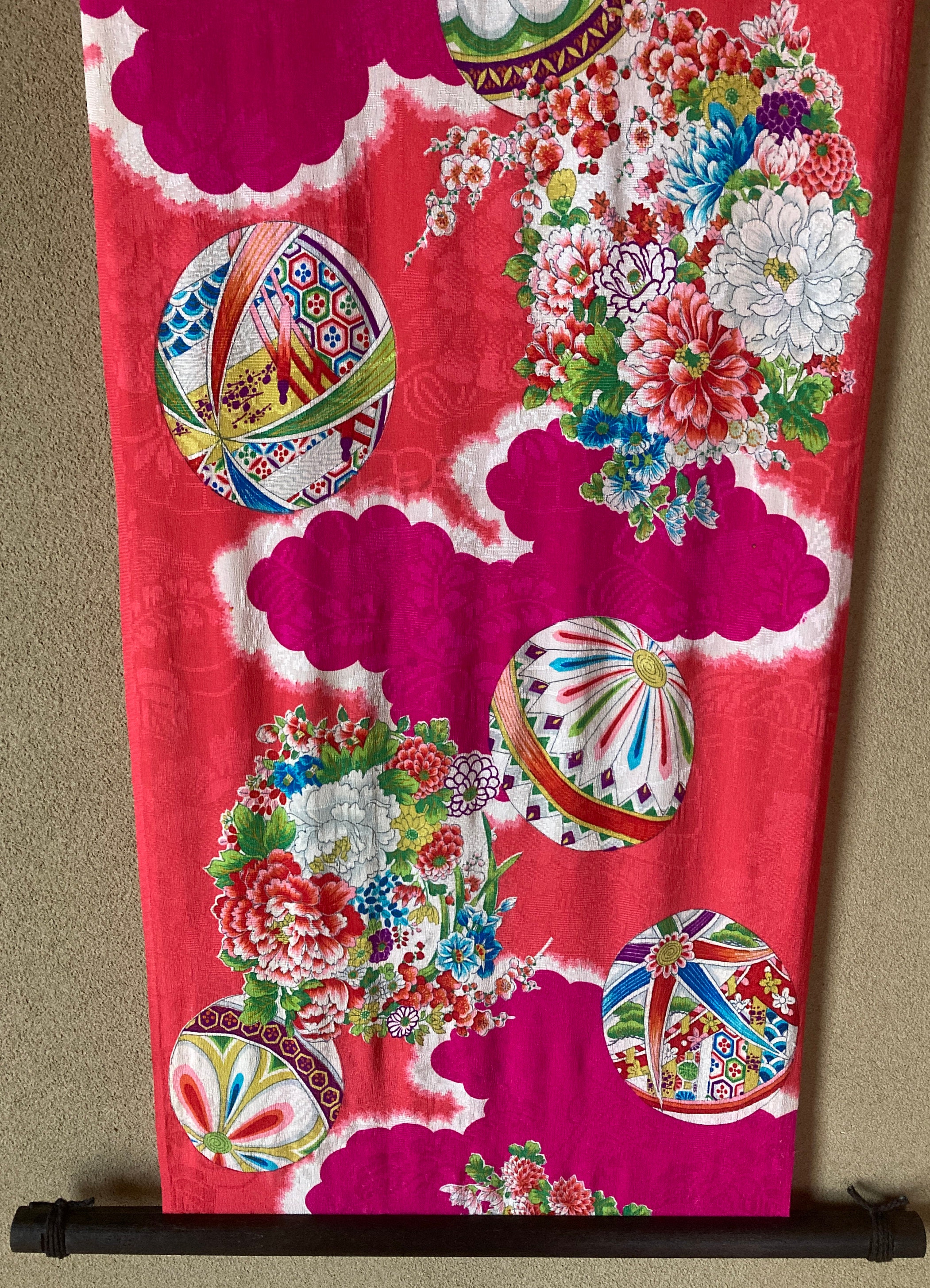 Tapestry Using Antique Kimono9 Etsy