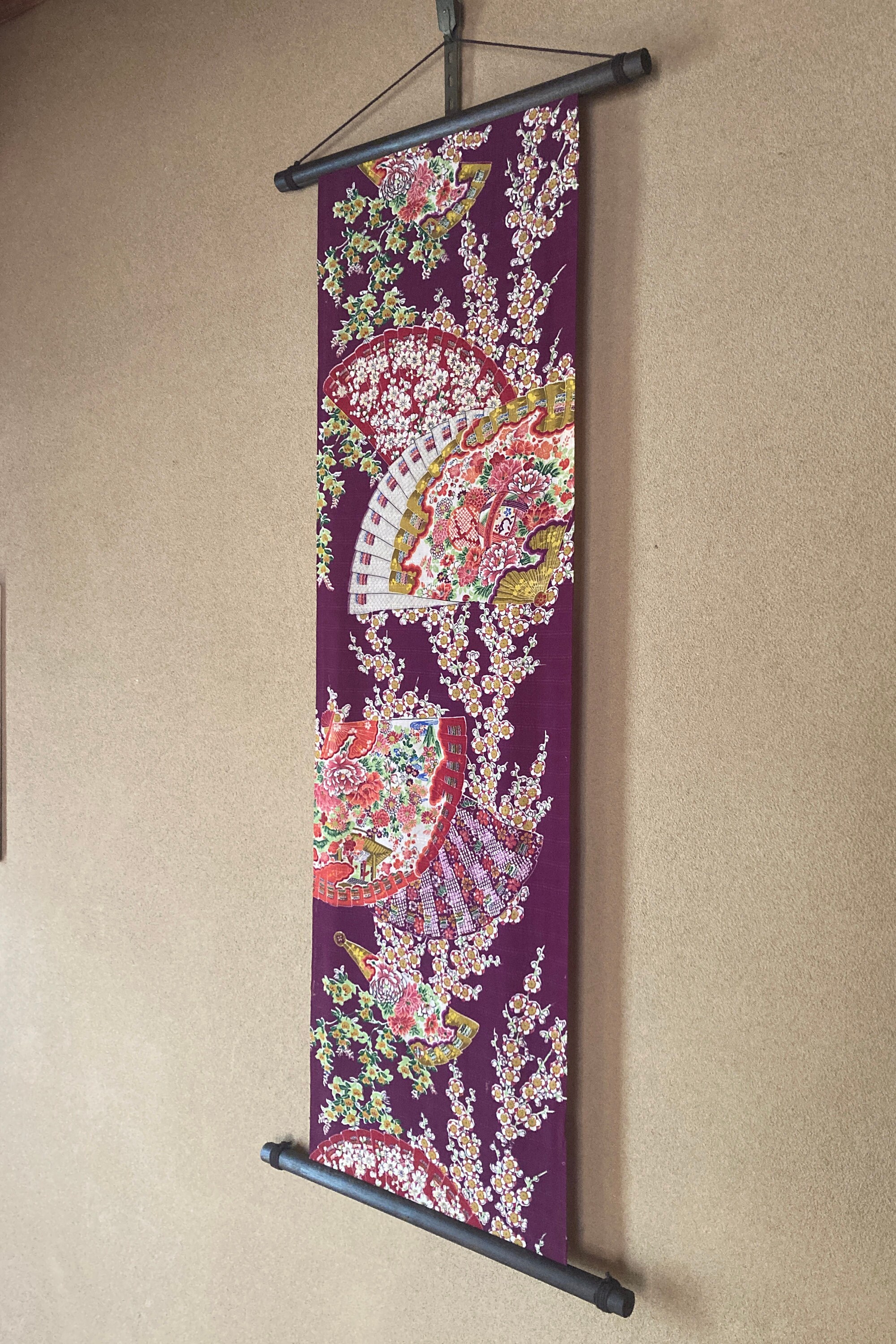 Tapestry Using Antique Kimono12 Etsy
