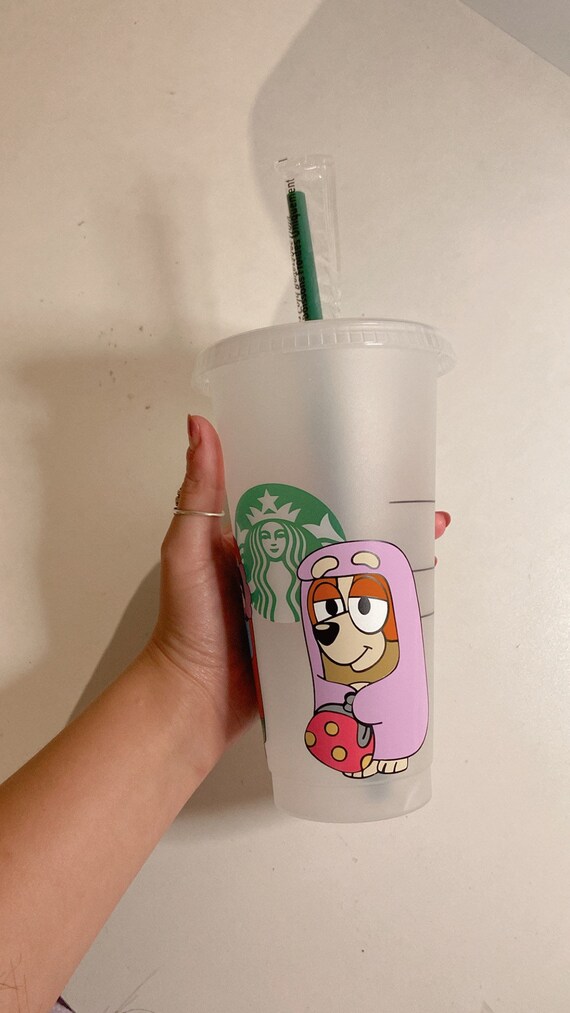 Bluey & Bingo Cold Cup, Starbucks Style, Cold Cup, Tumbler, Cup
