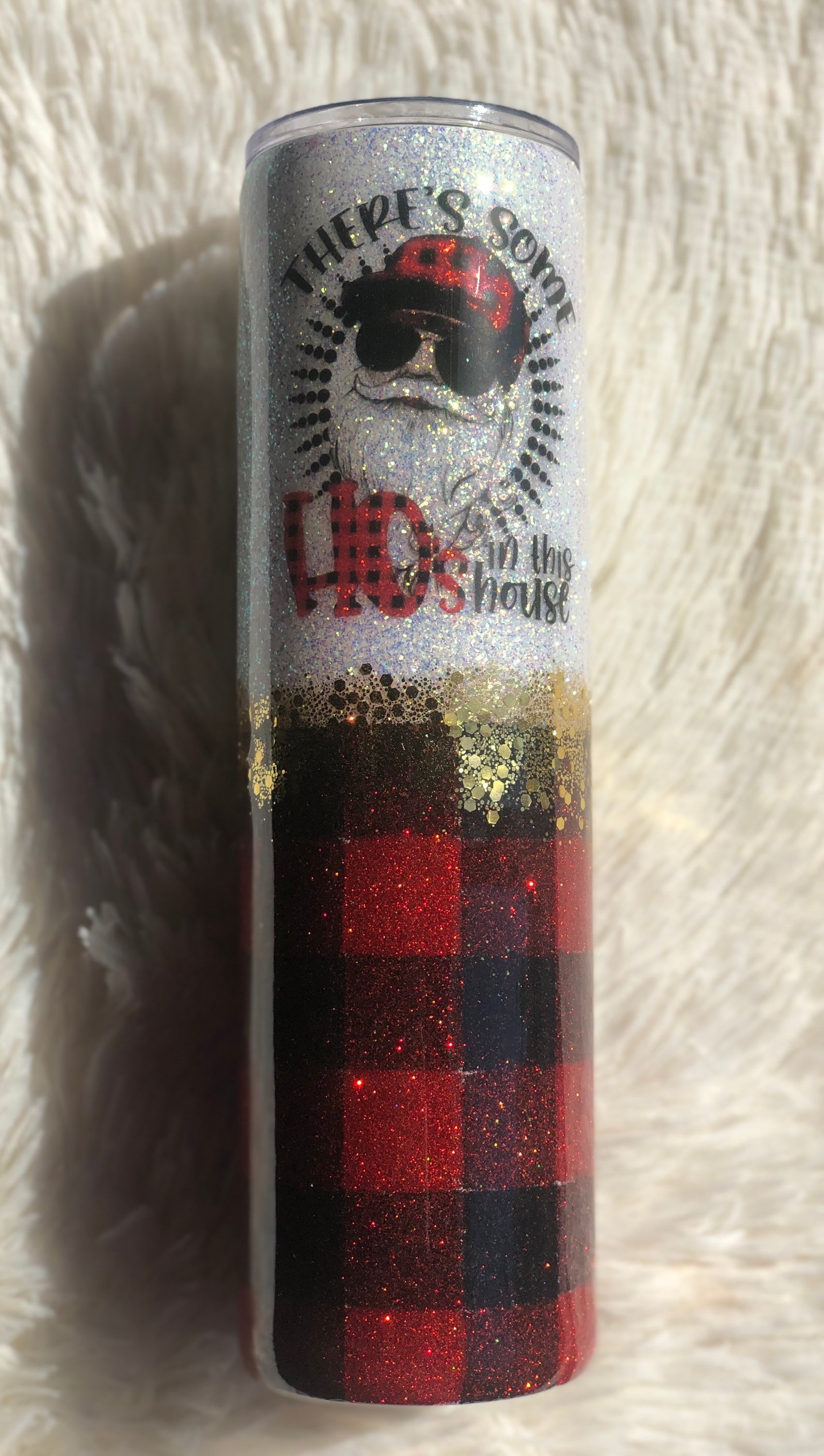 Christmas Tumbler Glitter Tumbler Epoxy Tumbler Santa Etsy