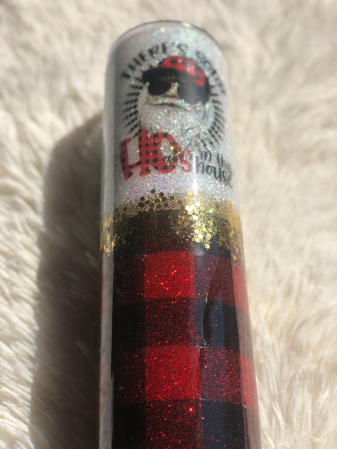 Christmas Tumbler Glitter Tumbler Epoxy Tumbler Santa Etsy