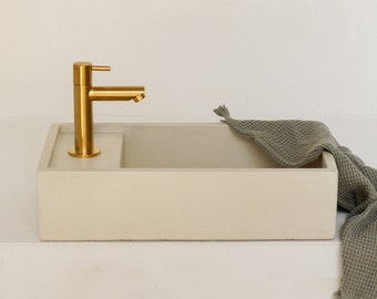 IDEAL limestone concrete hand wash basin