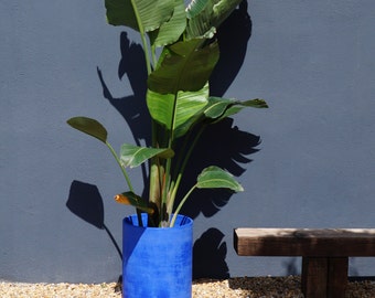 Pot en béton Bleu majorelle